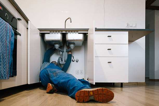 Professional Plumbing technician working in Mendota, MN
